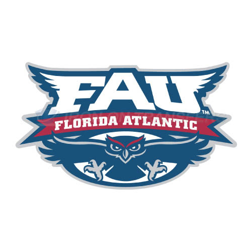 Florida Atlantic Owls Logo T-shirts Iron On Transfers N4380 - Click Image to Close